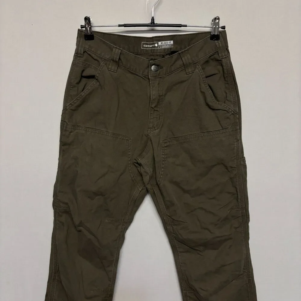 Carhartt Men Rugged Flex Double Knee Pants Size 30x30 Relaxed Fit C132 -29